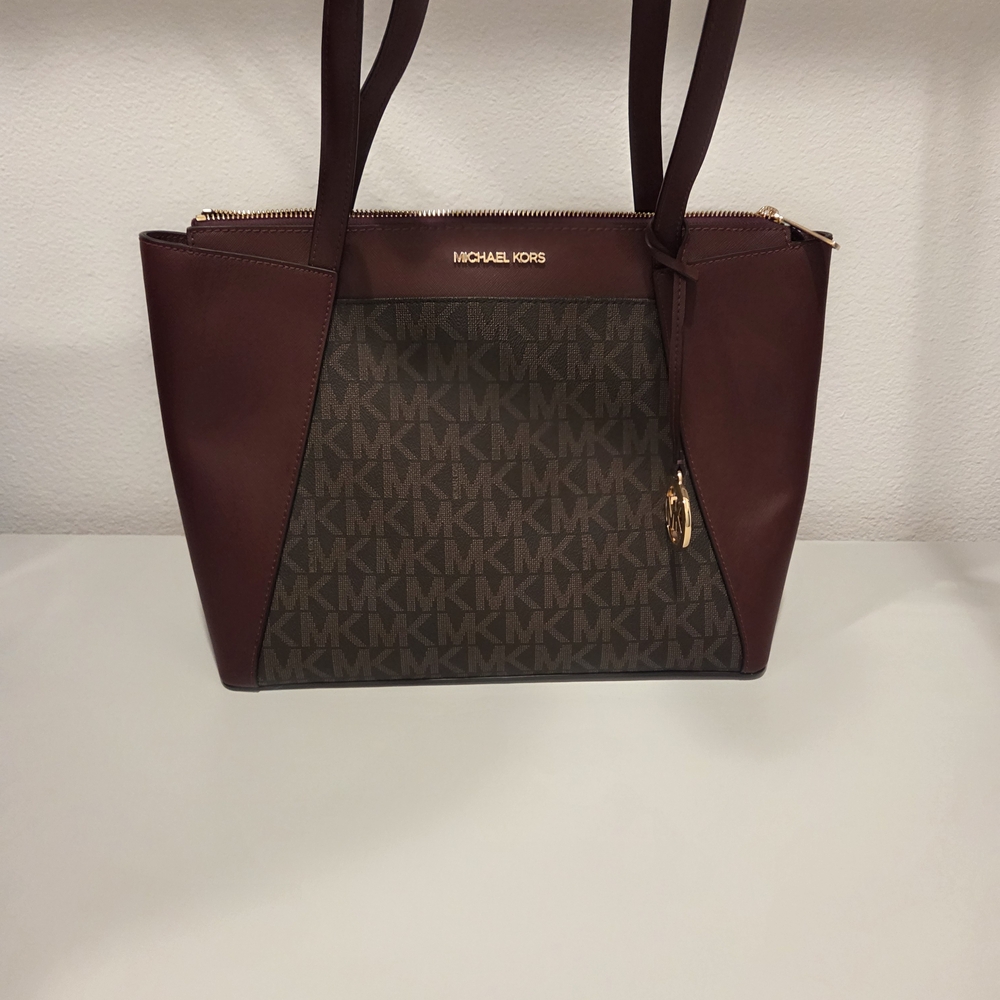 Michael Kors Maddie Merot Tote NWT